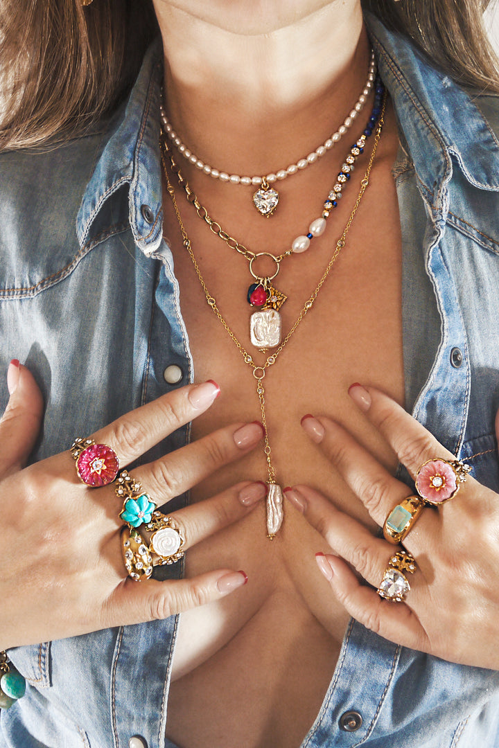 Sample Sale - Beaded Gemstone Necklaces Set 7