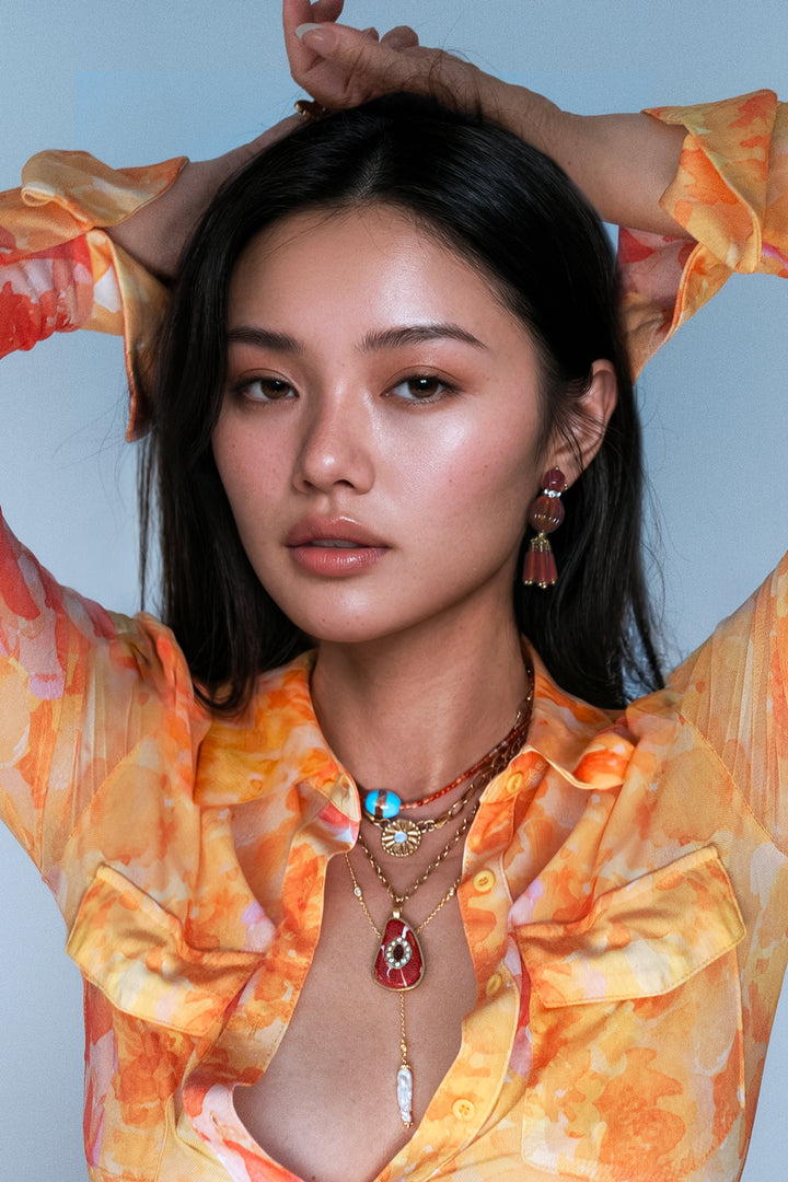 The Ruby Glaze Necklace