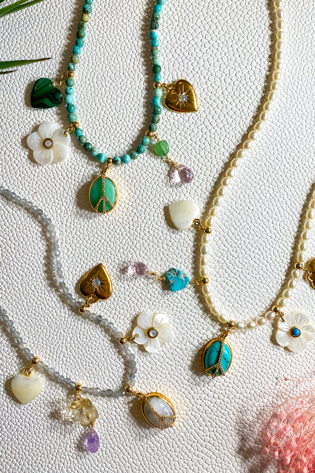 Sample Sale - Beaded Gemstone Necklaces Set 7