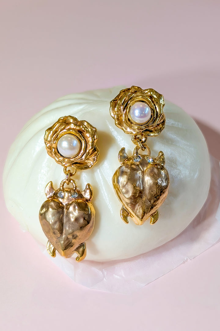 The Love Bug Drop Earrings