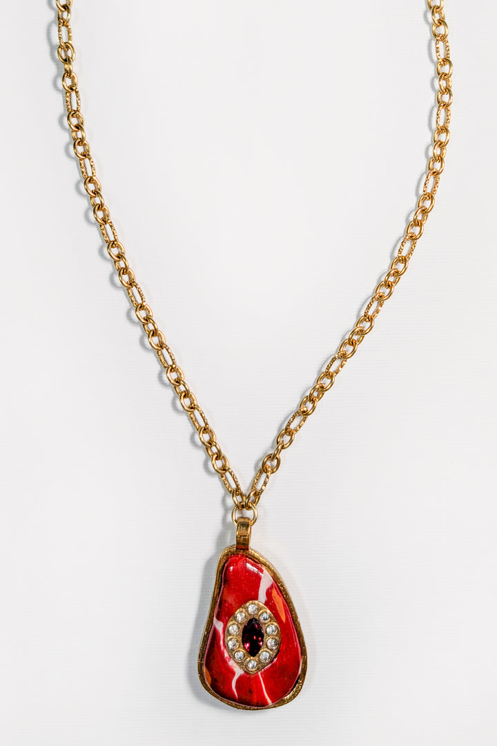 The Ruby Glaze Necklace
