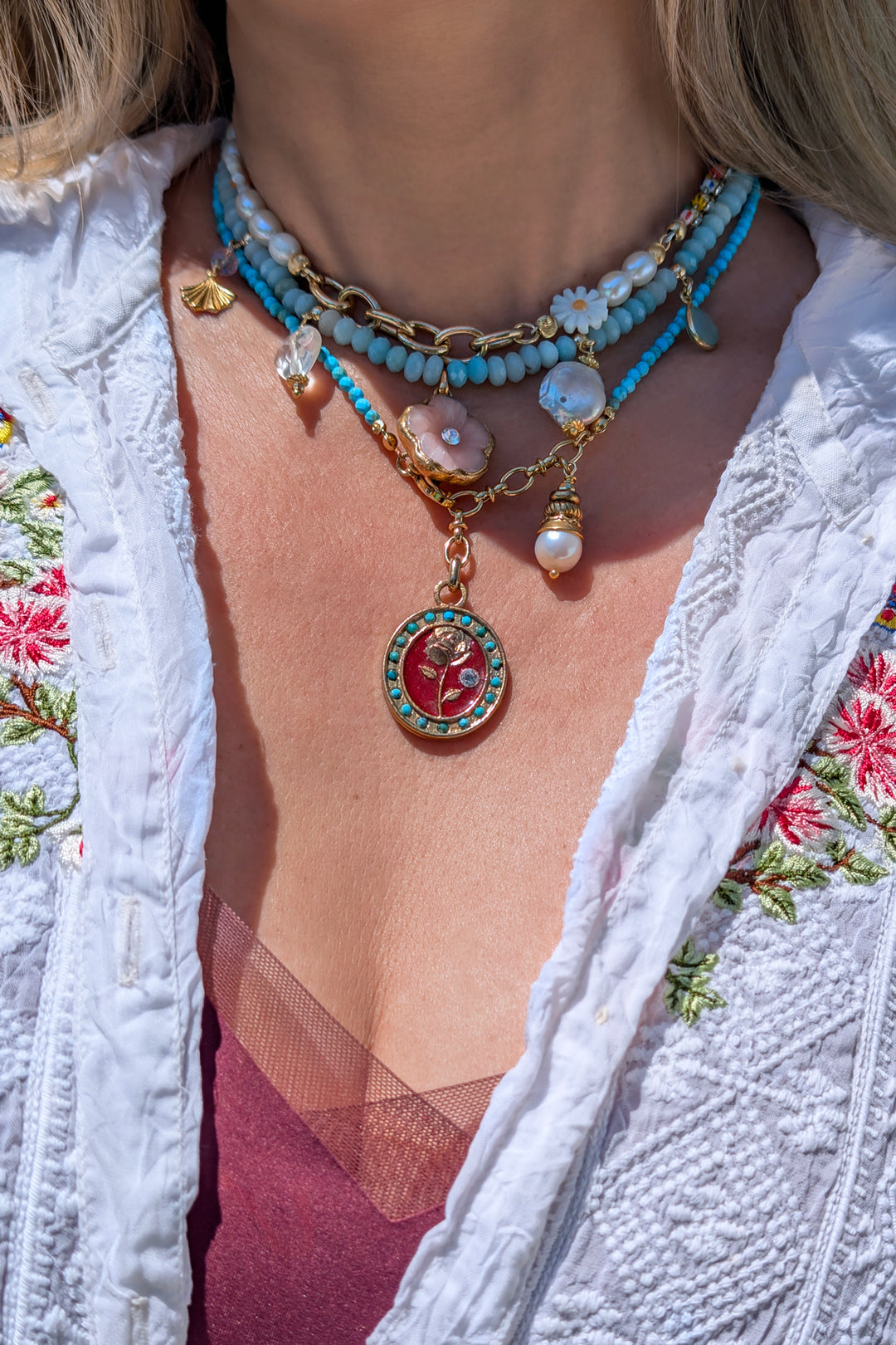 The Rosette Muse Necklace