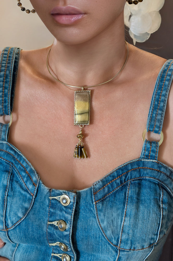 The Ochre Horizon Choker Necklace