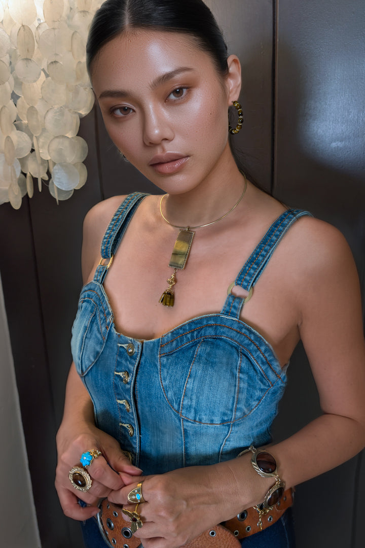 The Ochre Horizon Choker Necklace