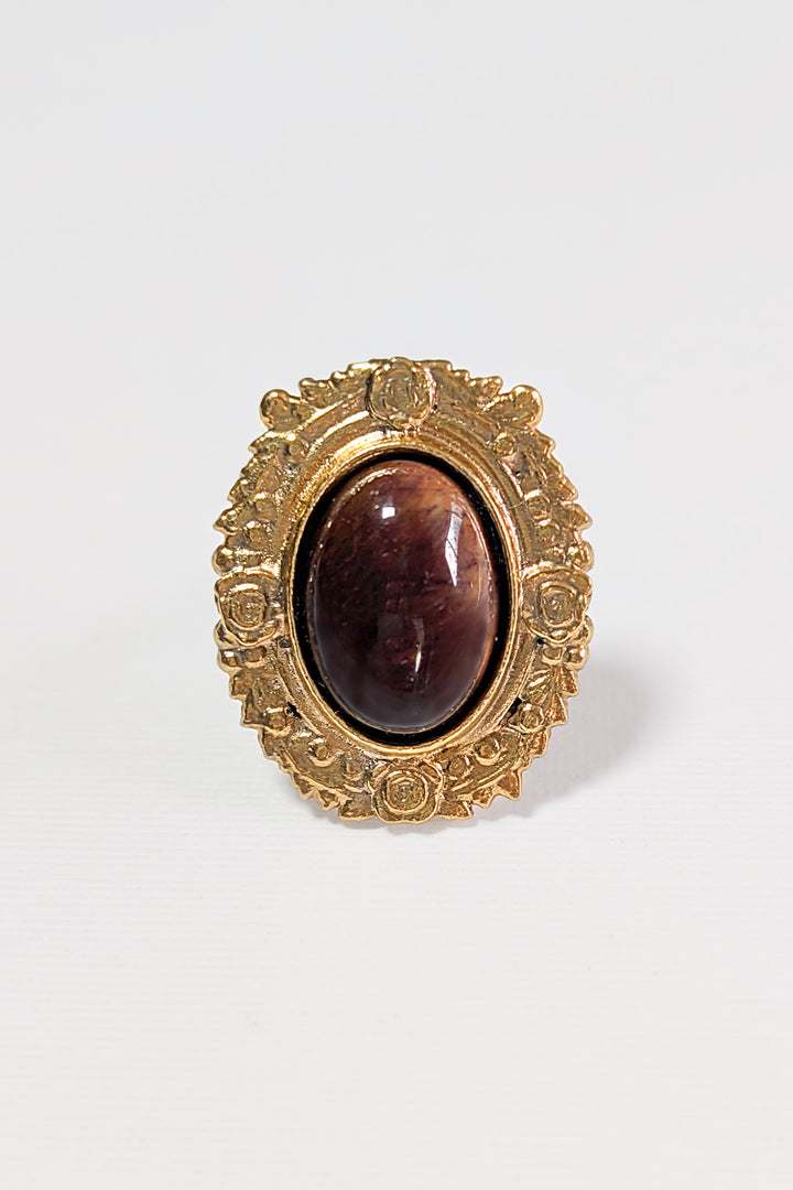 Ansel Tiger Eye Ring