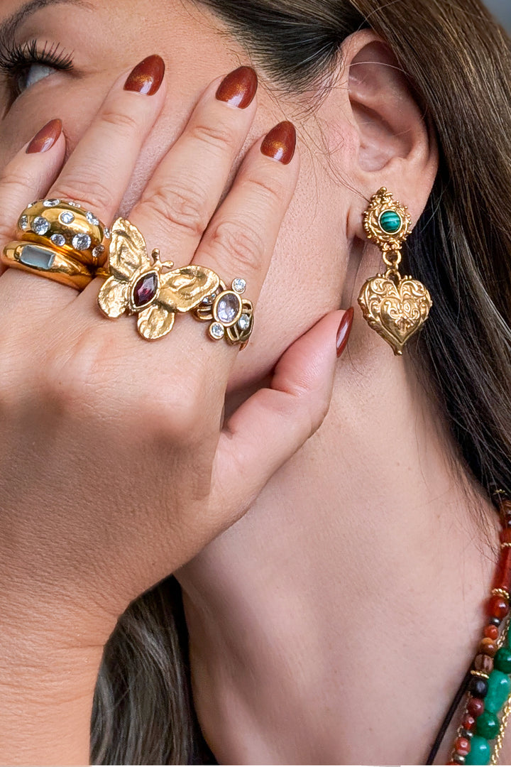 Geneva Garnet Ring