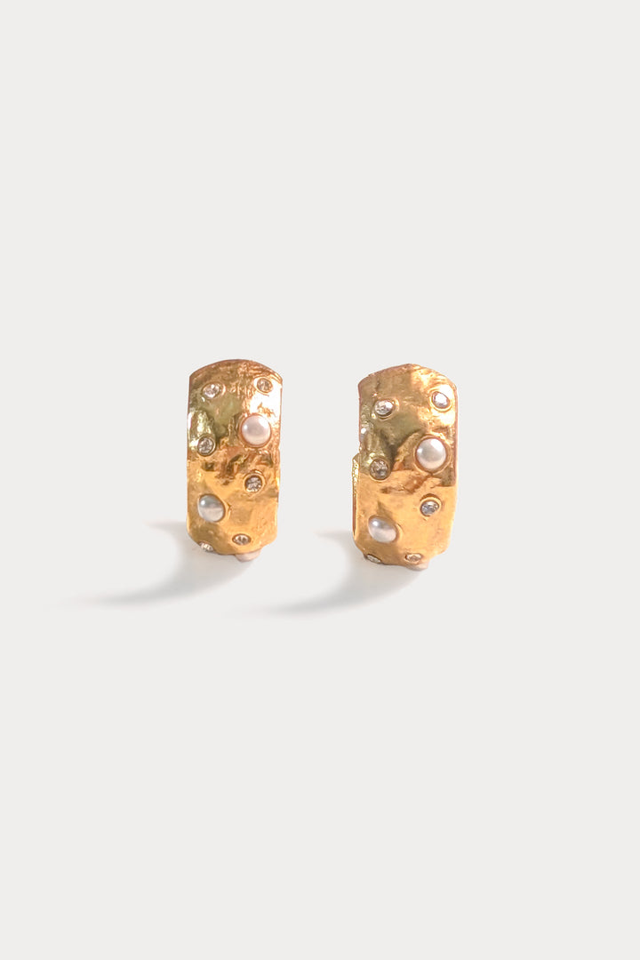 The Molten Pearl Hoops
