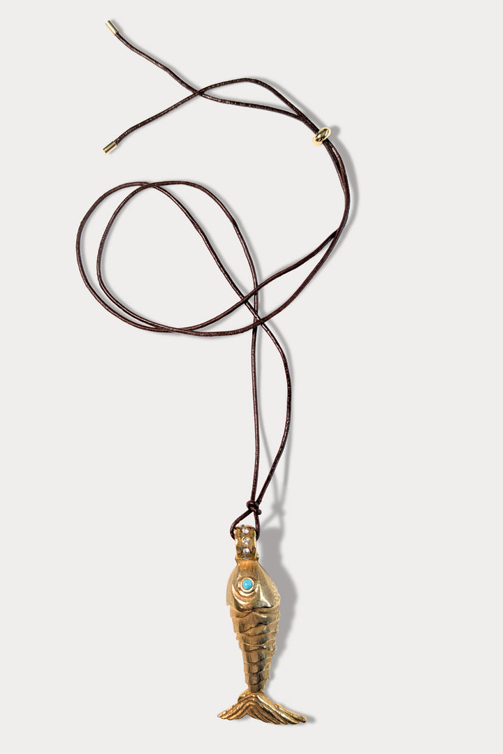 The Rio Fish Pendant Necklace