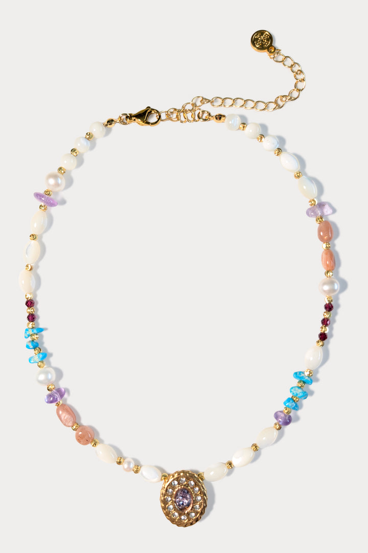 The Gia Mixed Stone Necklace