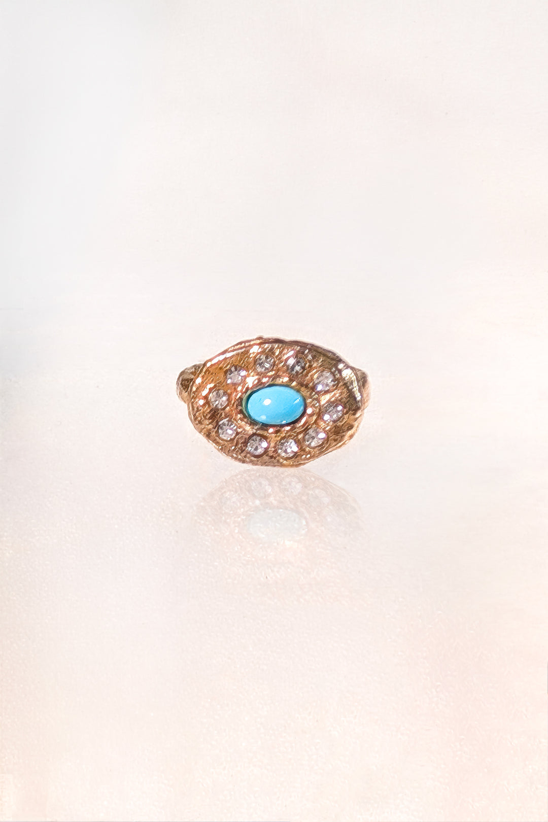 The Turquoise Halo Ring