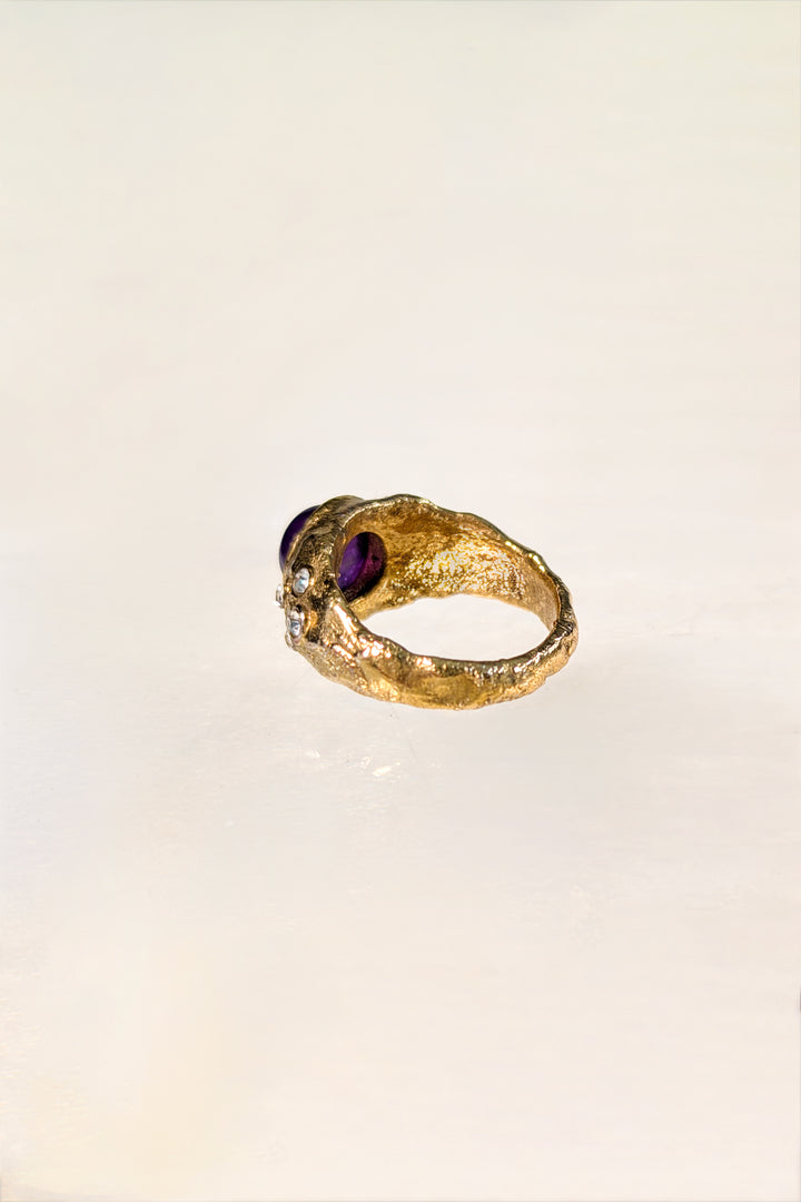 The Amethyst Dome Ring