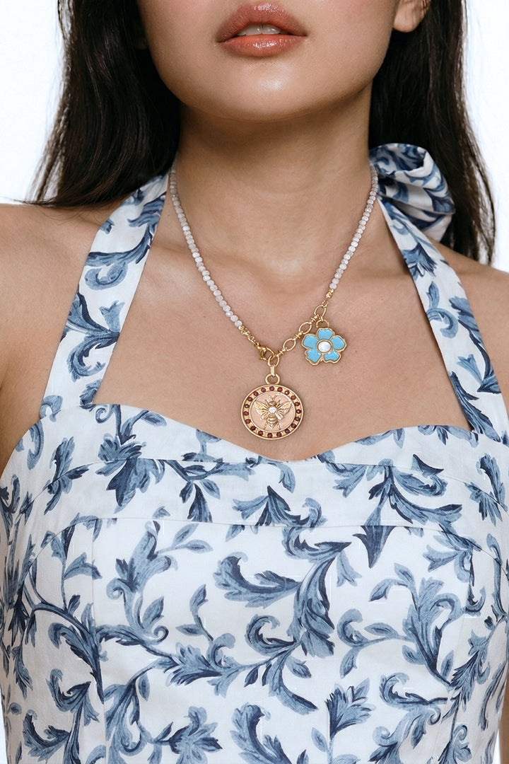 The Nectar Bee Necklace