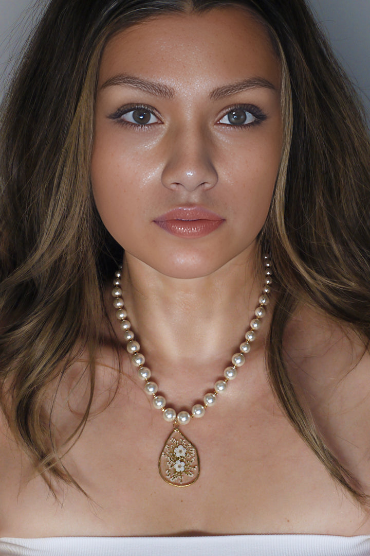 Sample Sale - Pearl Beaded Necklaces Set 4