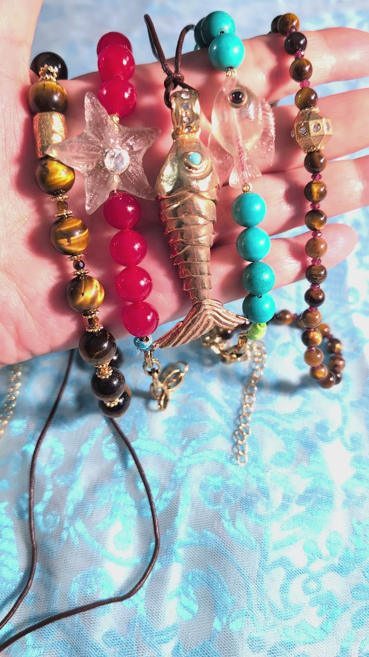 The Rio Fish Pendant Necklace
