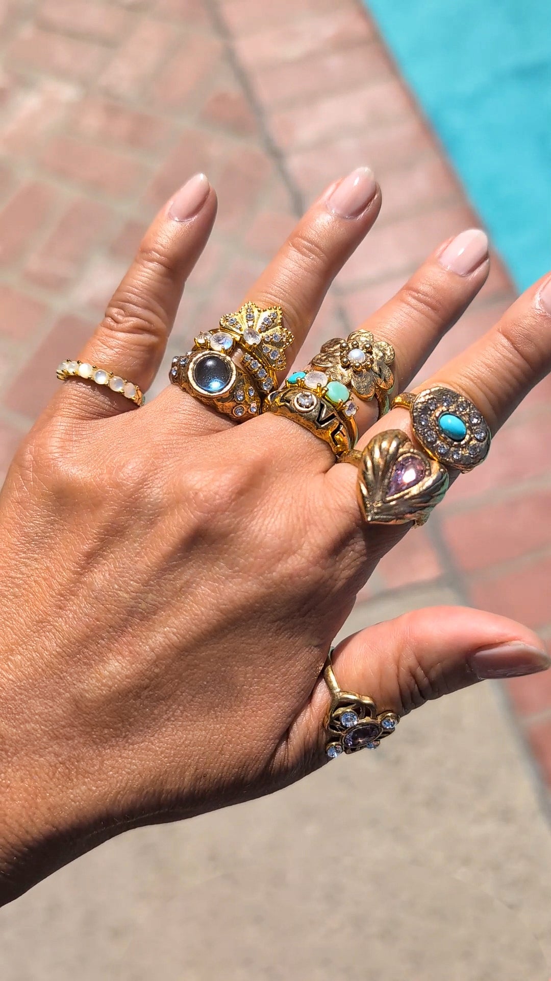 The Amethyst Dome Ring