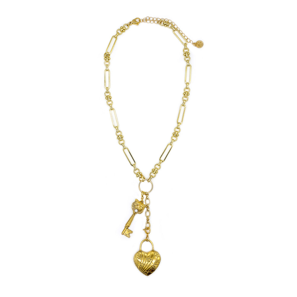 Heart Lock Pendant