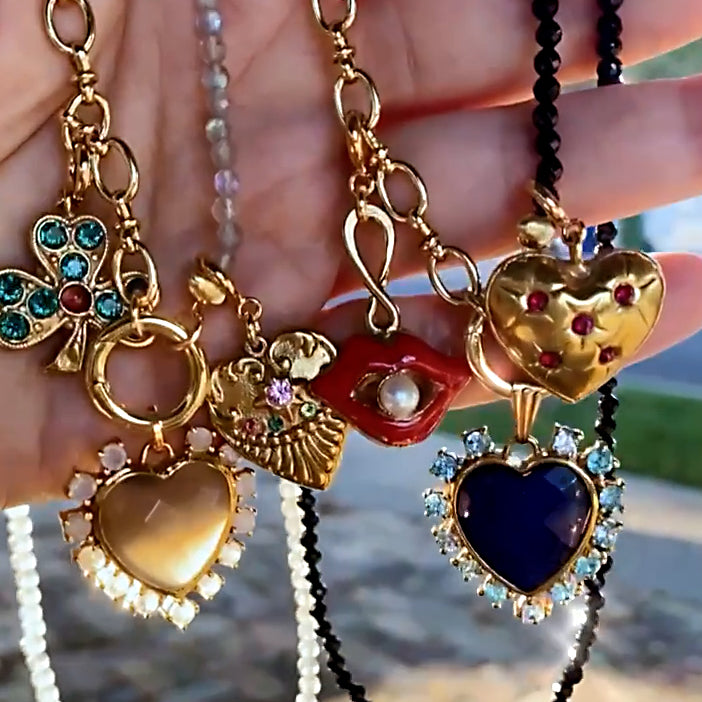 Red Lips Charm